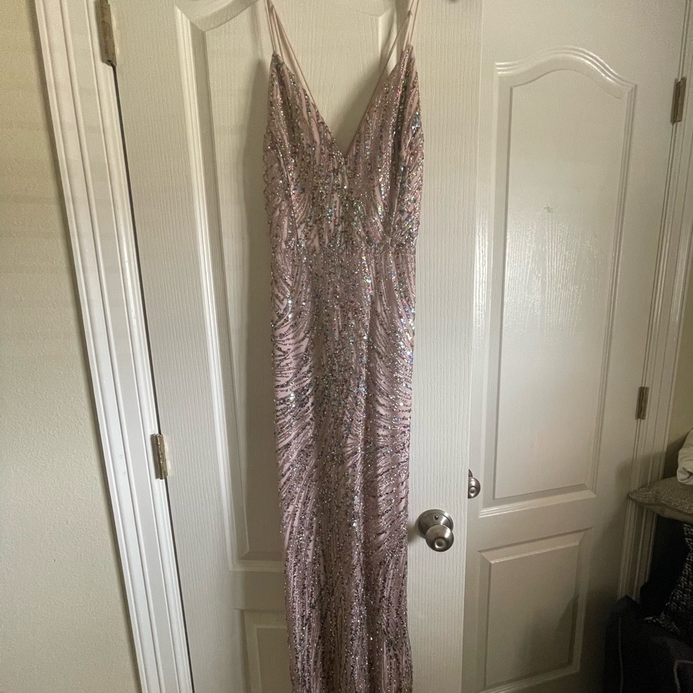 Pink prom dress size 0